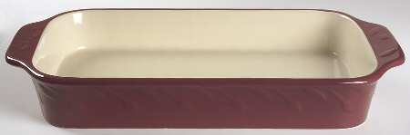 Sorrento Beaujolais (Burgundy) 18" Rectangular Baker