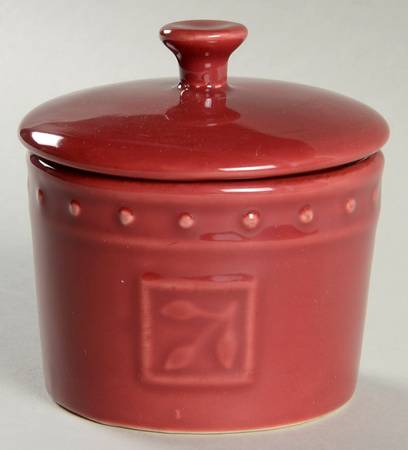 Sorrento Beaujolais (Burgundy) Small Spice Jar & Lid