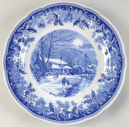 Winter's Eve Blue (Camilla Shape) by Spode