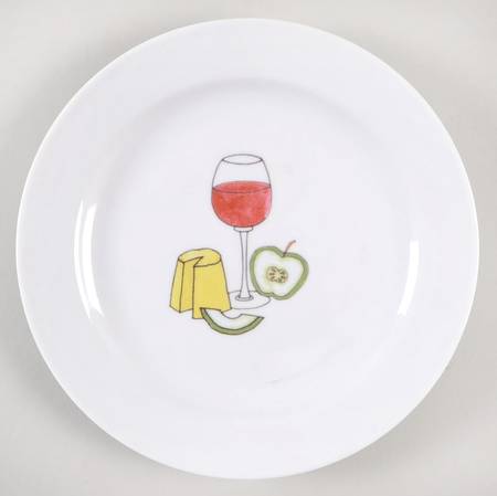Wine & Cheese Canape Plate