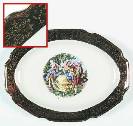 SAB63 11" Oval Serving Platter by Sabin