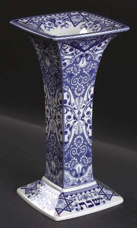 Blue Room (Judaic Collection) Sabbath Candlestick (Single) by Spode