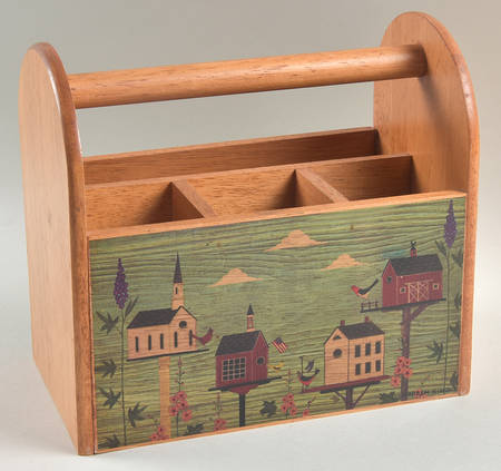 Birdhouses Flatware Caddy