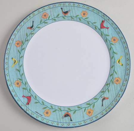 Birdhouses Melamine Dinner Plate
