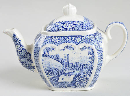 Afternoon Tea Collection Blue Individual Teapot & Lid