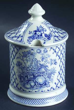 Afternoon Tea Collection Blue Jam/Jelly & Lid