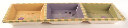 Olivia 3 Part Rectangular Divided Server by Signature