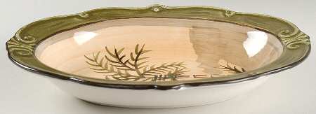 West Indies 11" Oval Vegetable Bowl