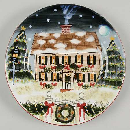 Merry Little Christmas Salad Plate