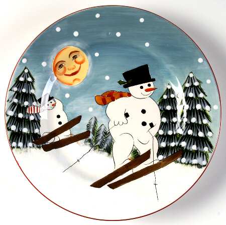 Merry Little Christmas Salad Plate