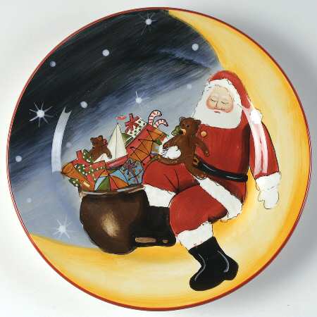 Merry Little Christmas Salad Plate