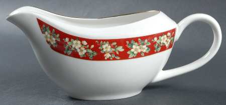 Splendor Red Gravy Boat