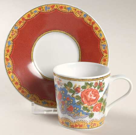 Saint Remy Flat Demitasse Cup & Saucer Set