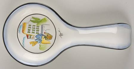 Provence Spoon Rest/Holder (Holds 1 Spoon)