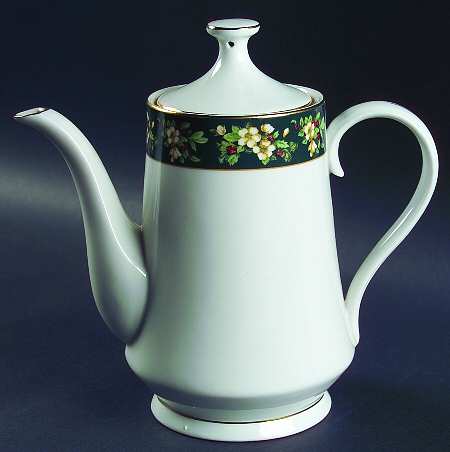 Splendor Green Tea/Coffee Pot & Lid
