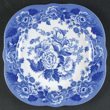 Blue Room Garden Collection (White Background) Buffet/Dessert Plate