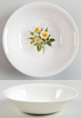 Cathy Rose Yellow (Coupe, No Trim) Coupe Cereal Bowl