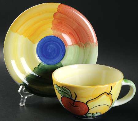 Slu7 Flat Cup & Saucer Set