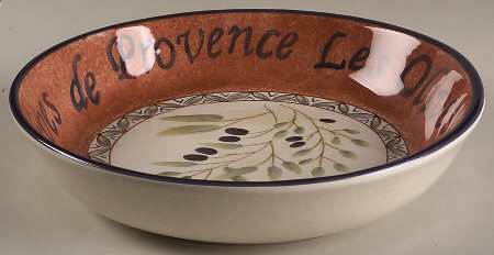 Les Olives 8" Individual Pasta Bowl