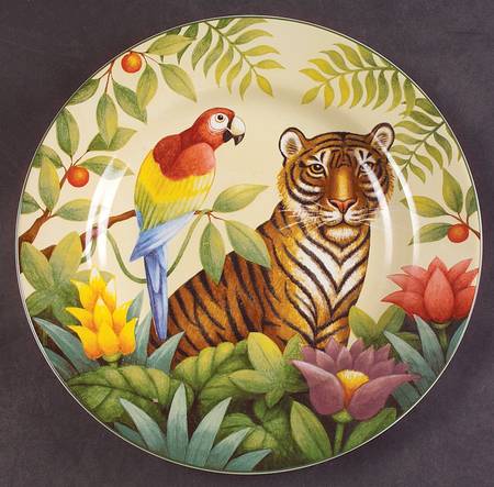 Jungle Animals Salad Plate