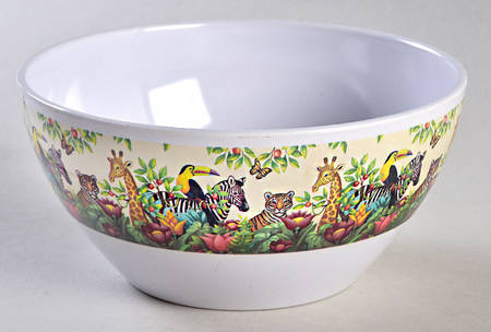 Jungle Animals Melamine All Purpose Bowl