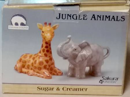 Jungle Animals Lid for Figural Sugar Bowl