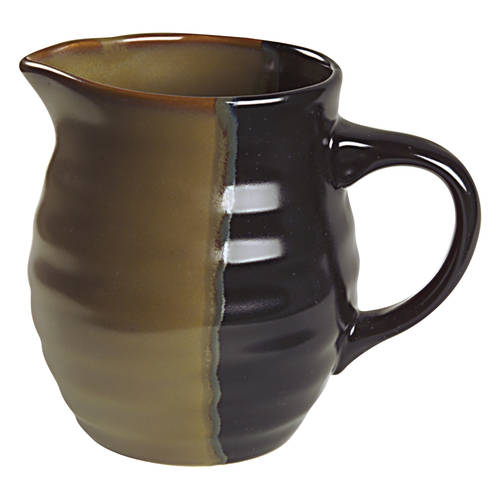 Gold Dust Black Creamer by Sango