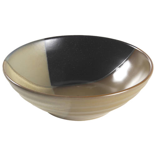 Gold Dust Black Soup/Cereal Bowl