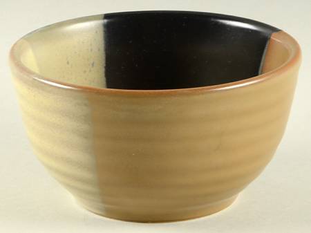 Gold Dust Black Dip Bowl for Chip & Dip Set