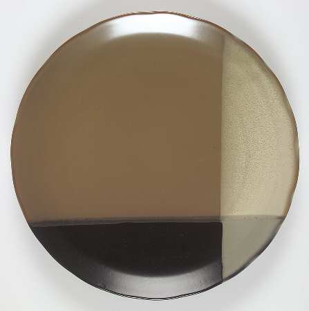 Gold Dust Black 12" Chop Plate (Round Platter)