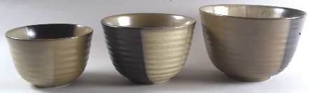 Gold Dust Black (3 Piece) Mixing Bowl Set