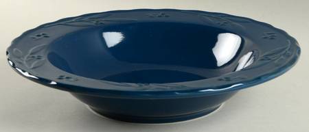 Bella Blue (Indigo) 13" Large Salad Serving Bowl