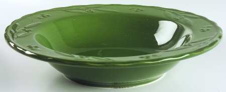 Bella Green (Basil) 13" Large Salad Serving Bowl by Signature