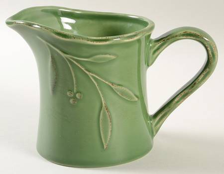 Bella Green (Basil) Creamer
