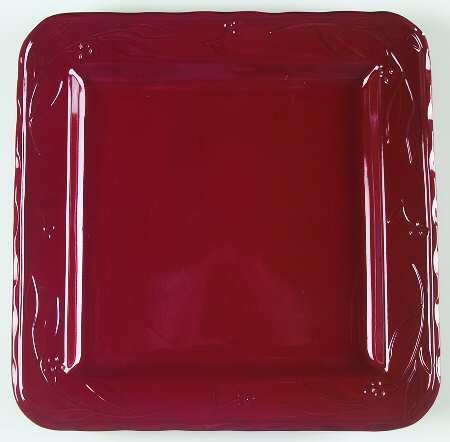 Bella Red (Ruby) 14" Square Platter