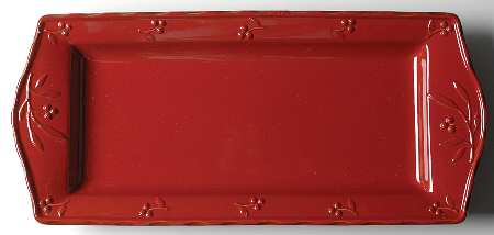 Bella Red (Ruby) 18" Rectangular Serving Platter