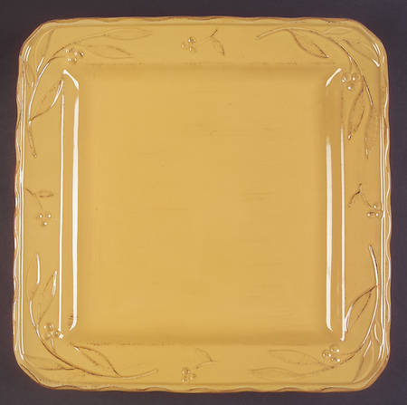 Bella Yellow (Mustard) 14" Square Platter