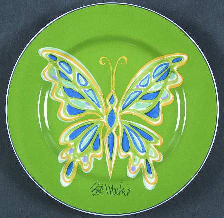 Butterfly (Decals) Salad Plate