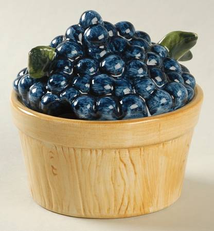 Farmstand Fruit Figural Sugar Bowl & Lid