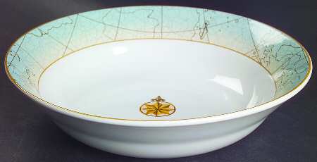 Lighthouse Harbor 9" Round Vegetable Bowl