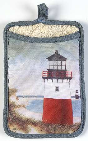 Lighthouse Harbor Cloth Oven Mitt