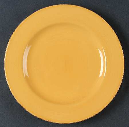 Lucca Mustard (Yellow) Salad Plate