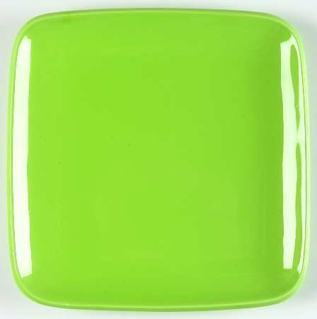 Forma Green Square Salad Plate