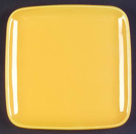Forma Yellow Square Salad Plate