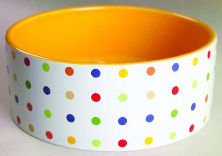 Forma Polka Dots 8" Round Vegetable Bowl