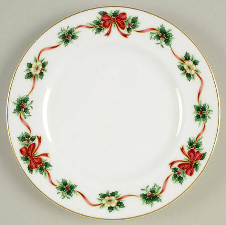 Holiday Garland Bread & Butter Plate