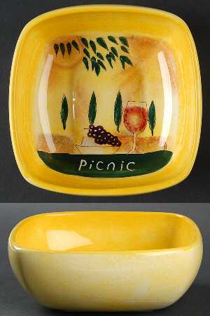Tapas Yellow Coupe Soup Bowl