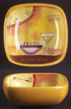 Tapas Orange 4" Nappy