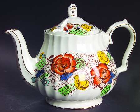 Rose Garden Teapot & Lid