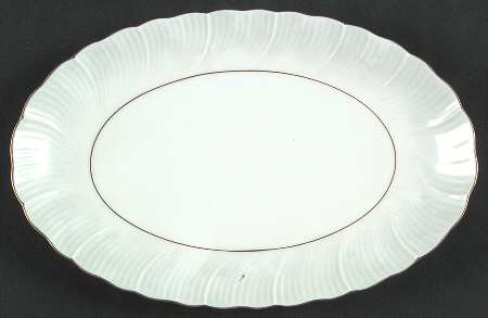 Golden Swirl Relish/Gravy Underplate